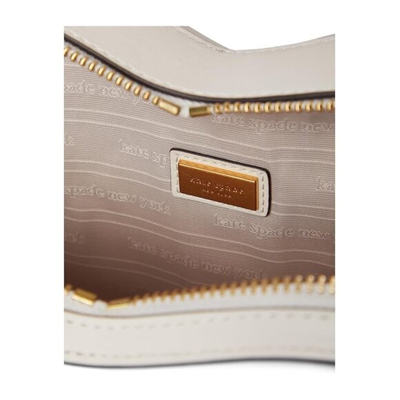 kate spade Pitter Patter Leather 3-D Heart Crossbody - Cream - Picture 3 of 5